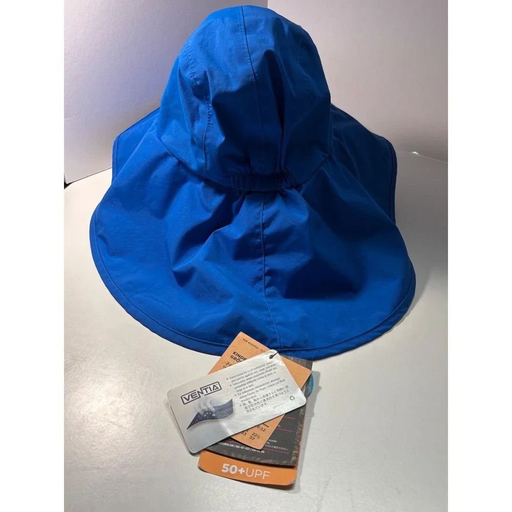 Outdoor Research Kids Seattle Sombrero Blue Waterproof Sun Rain Hat M/L NWT